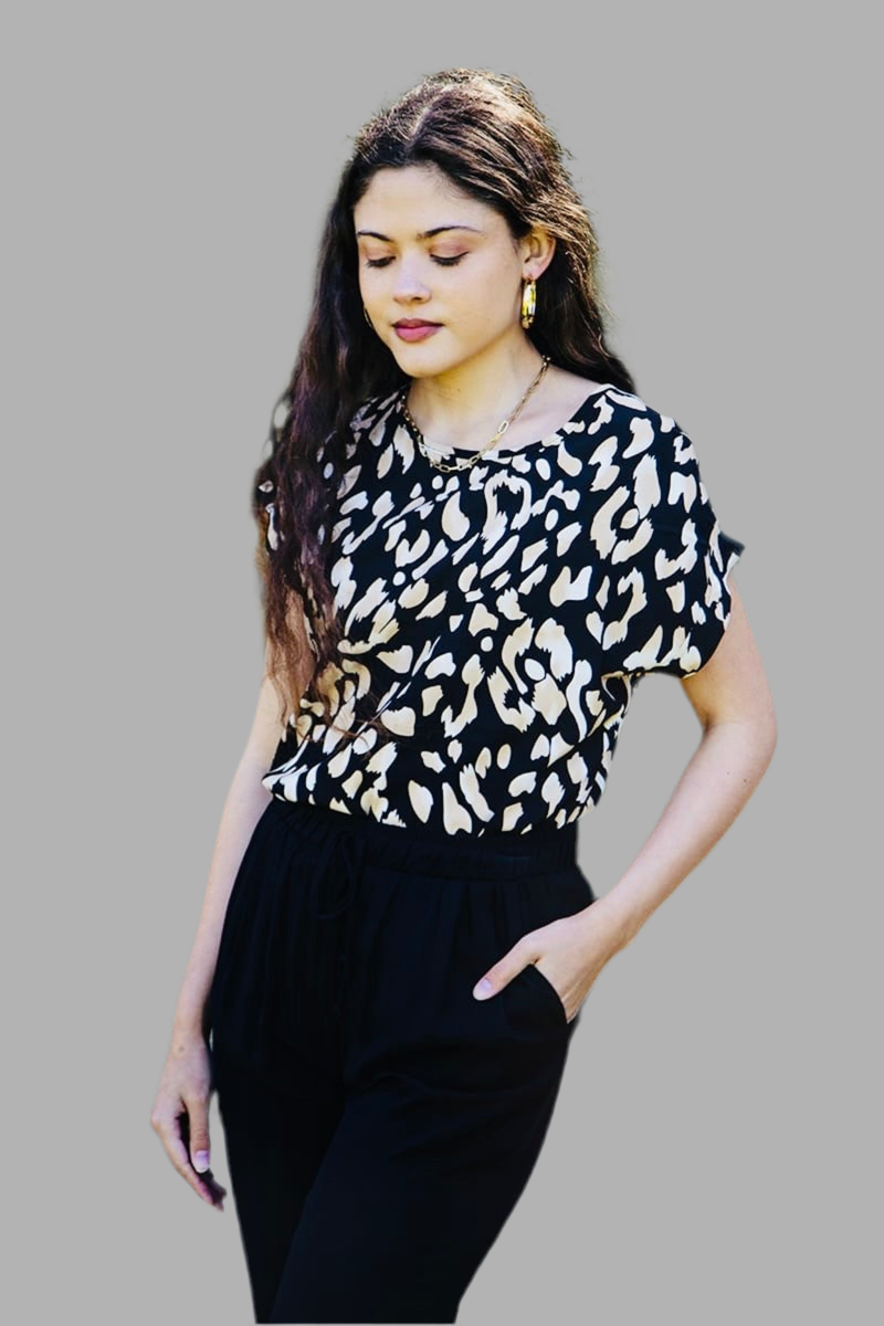 Animal Print Box Top