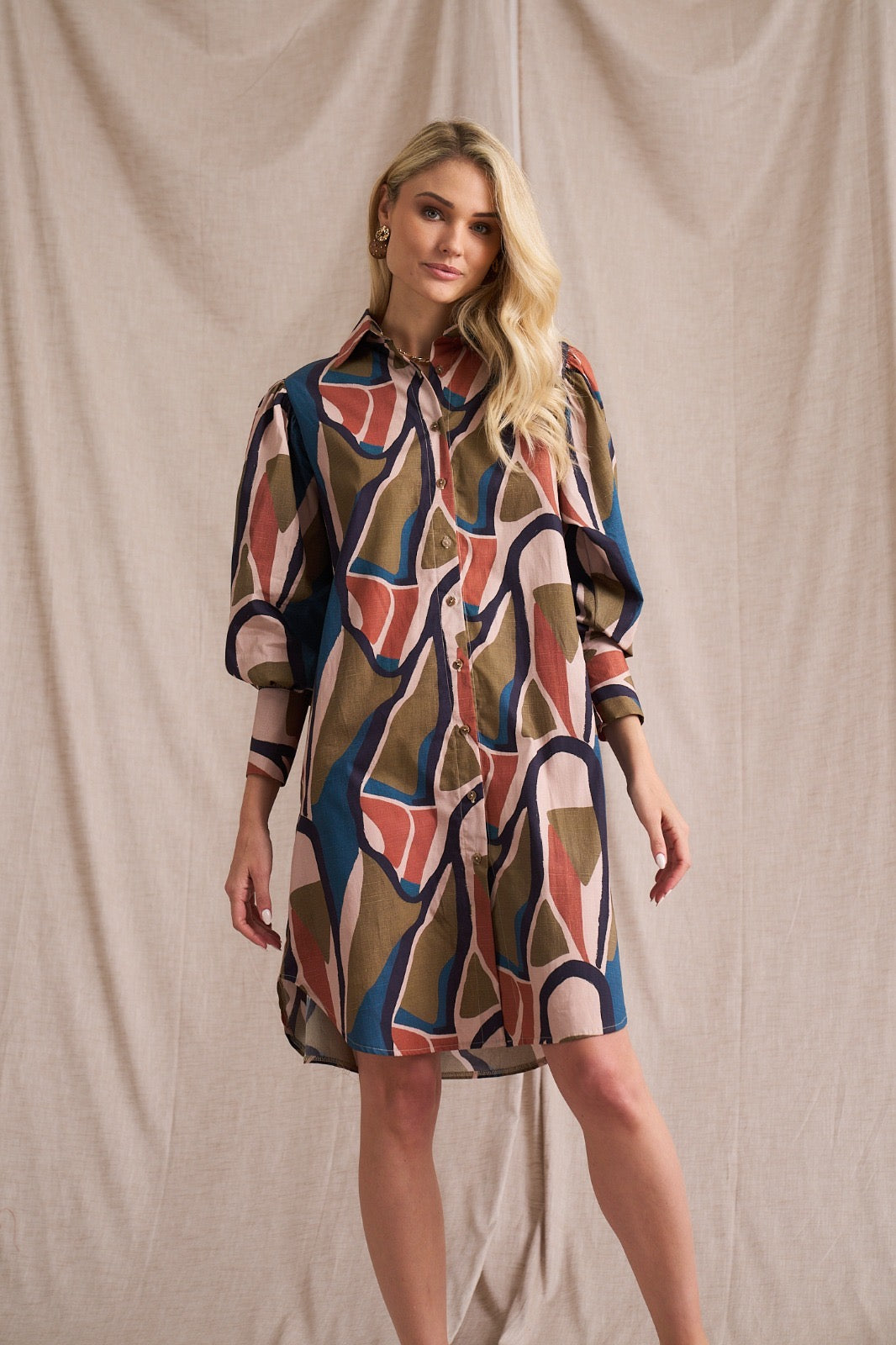 Retro Cotton Dress