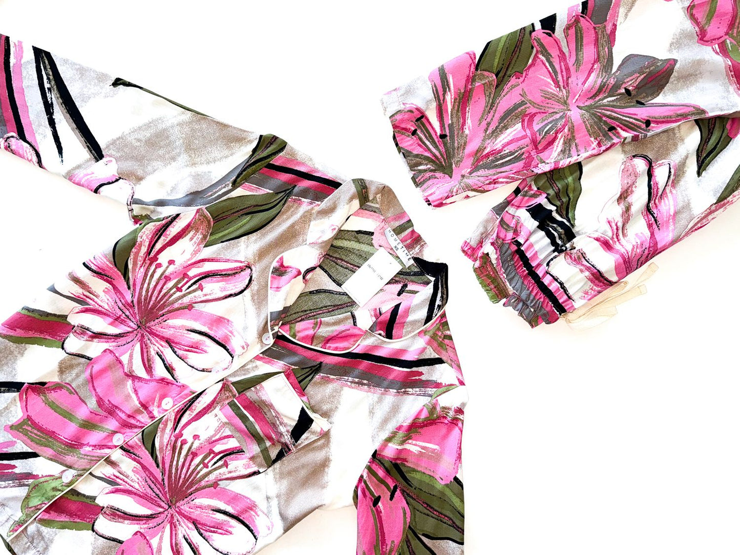 Pink Floral Classic Long Sleeve Pjs