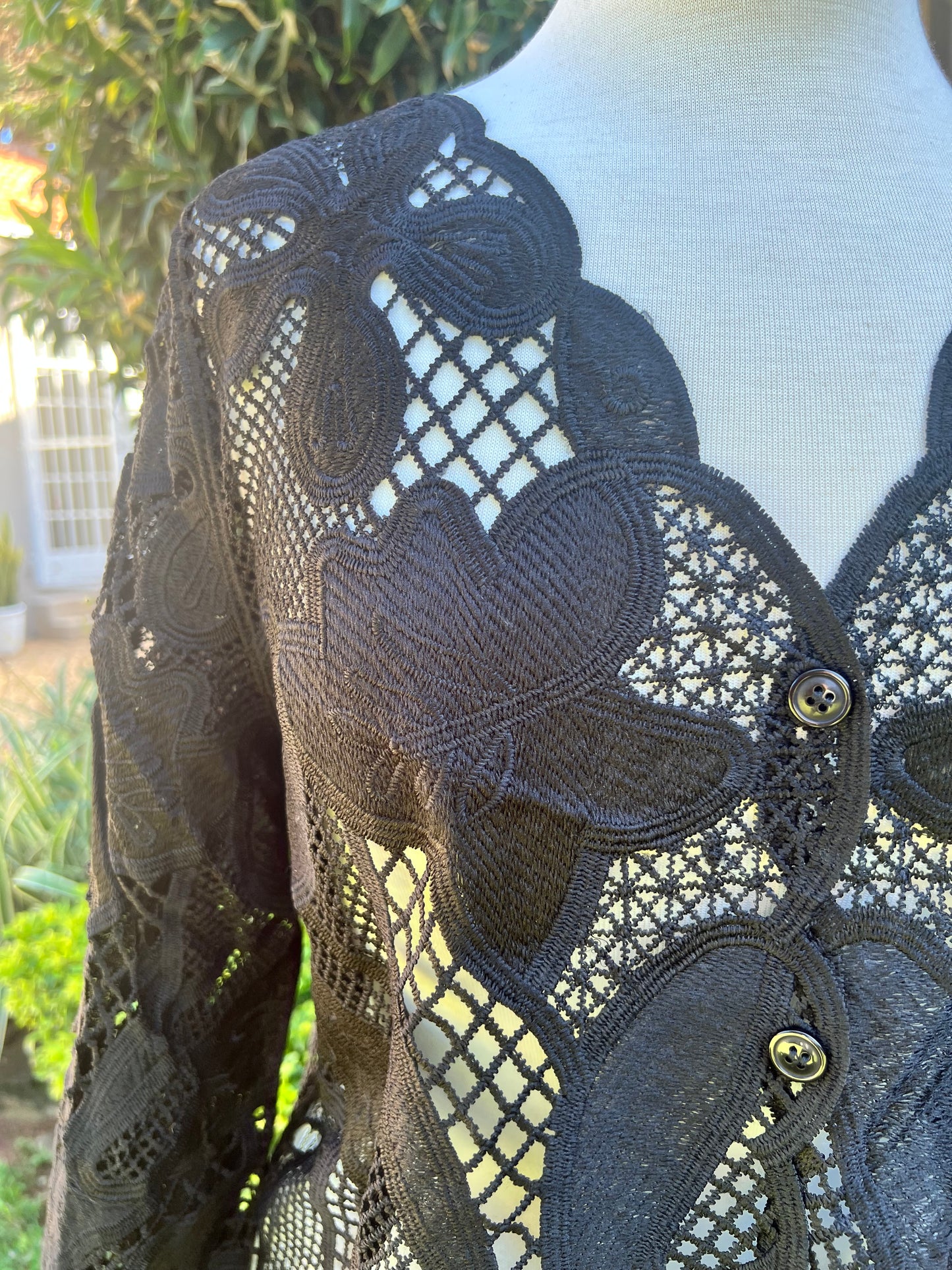 Angelique Chocolate Cardigan and Black