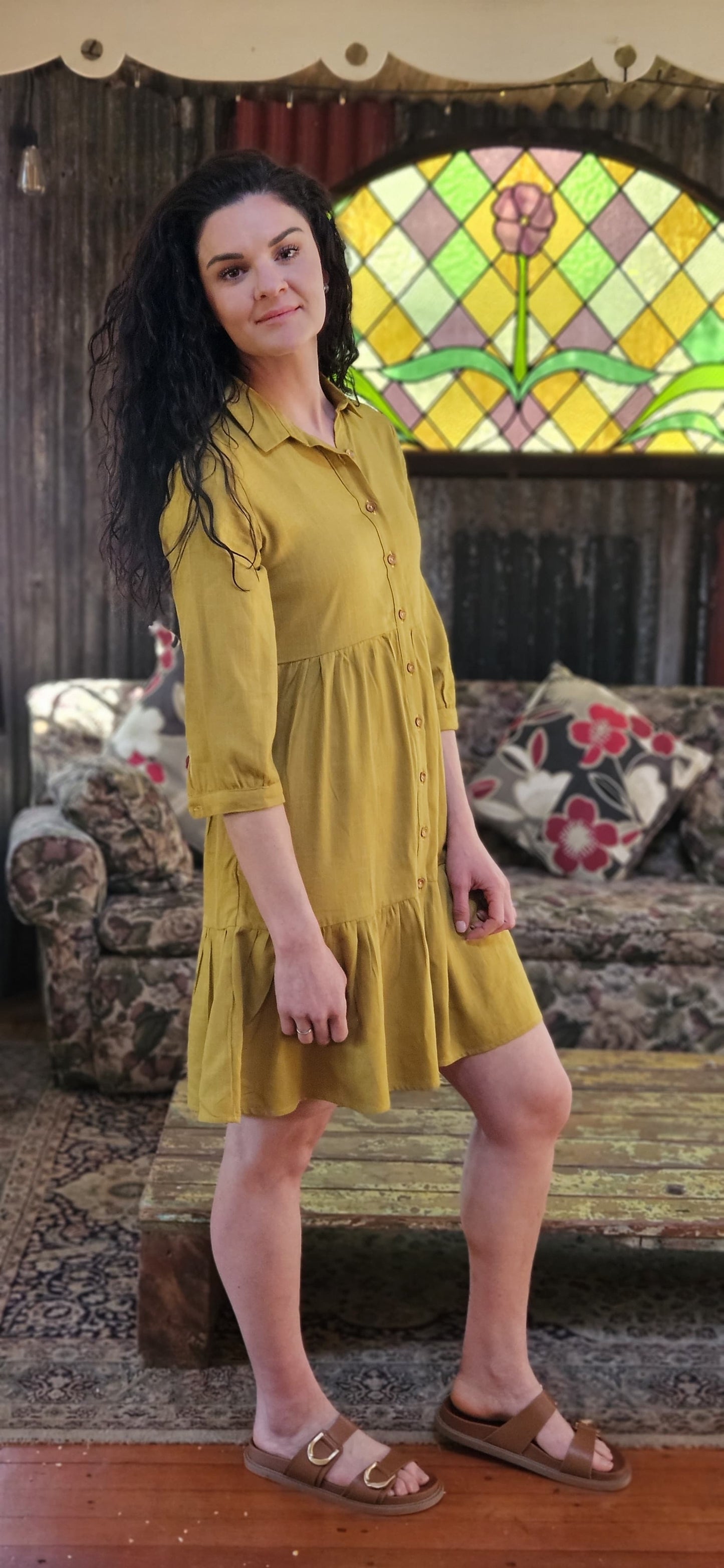Linda Amber Dress
