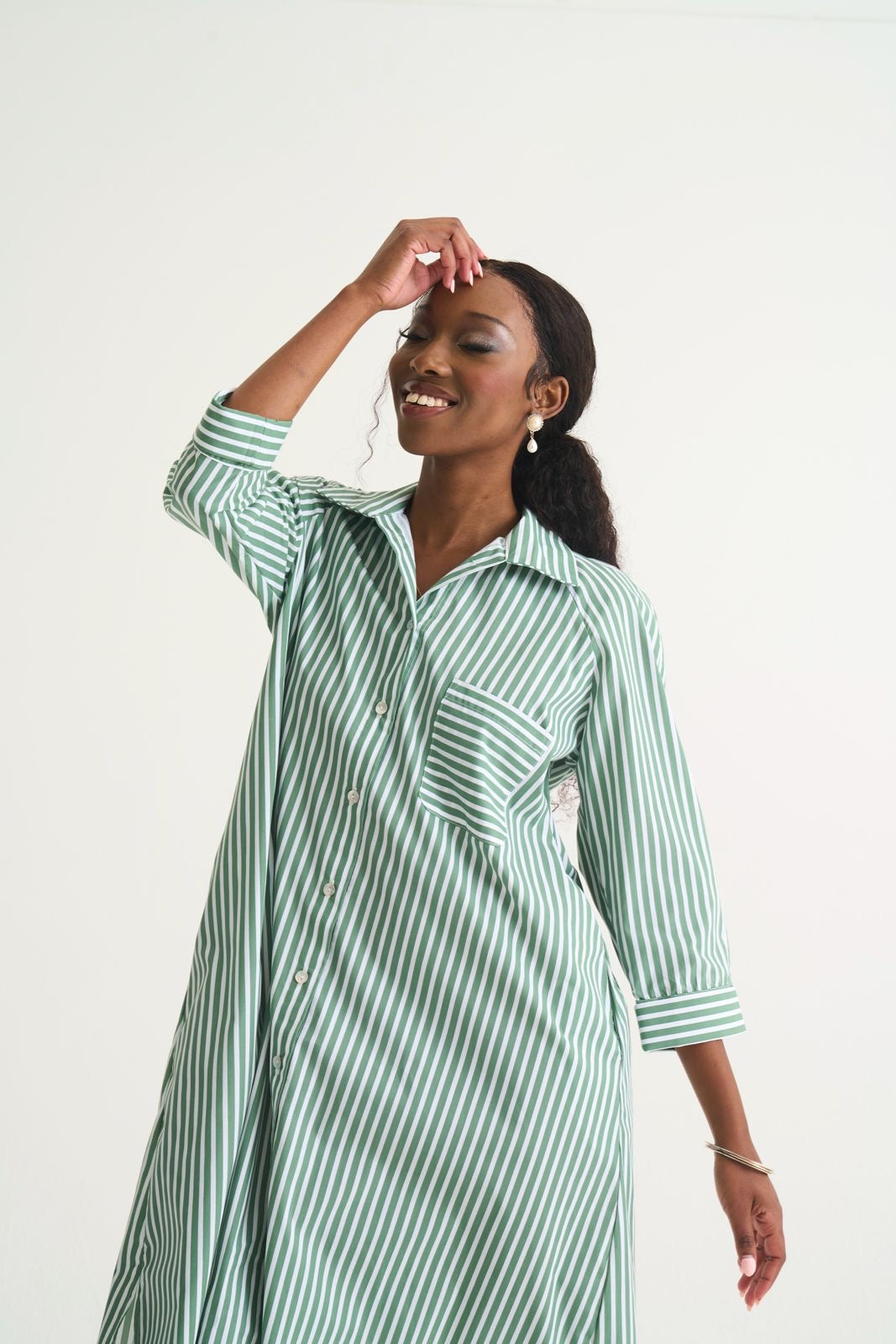Poplin Shirt Dress
