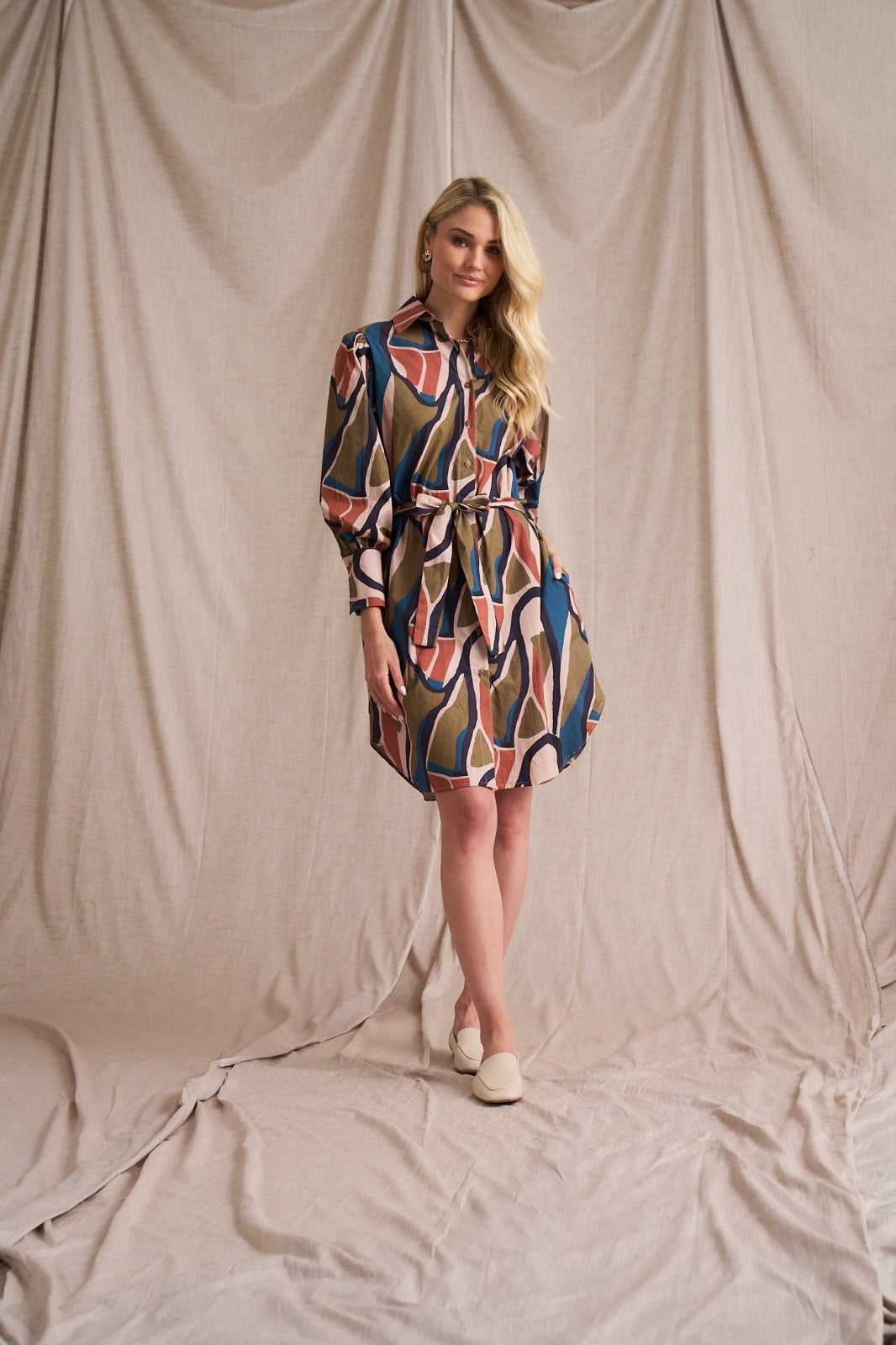 Retro Cotton Dress