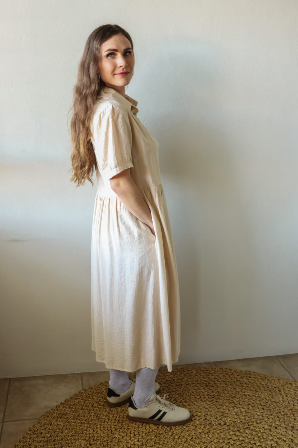 Alex Classic Cream Dress