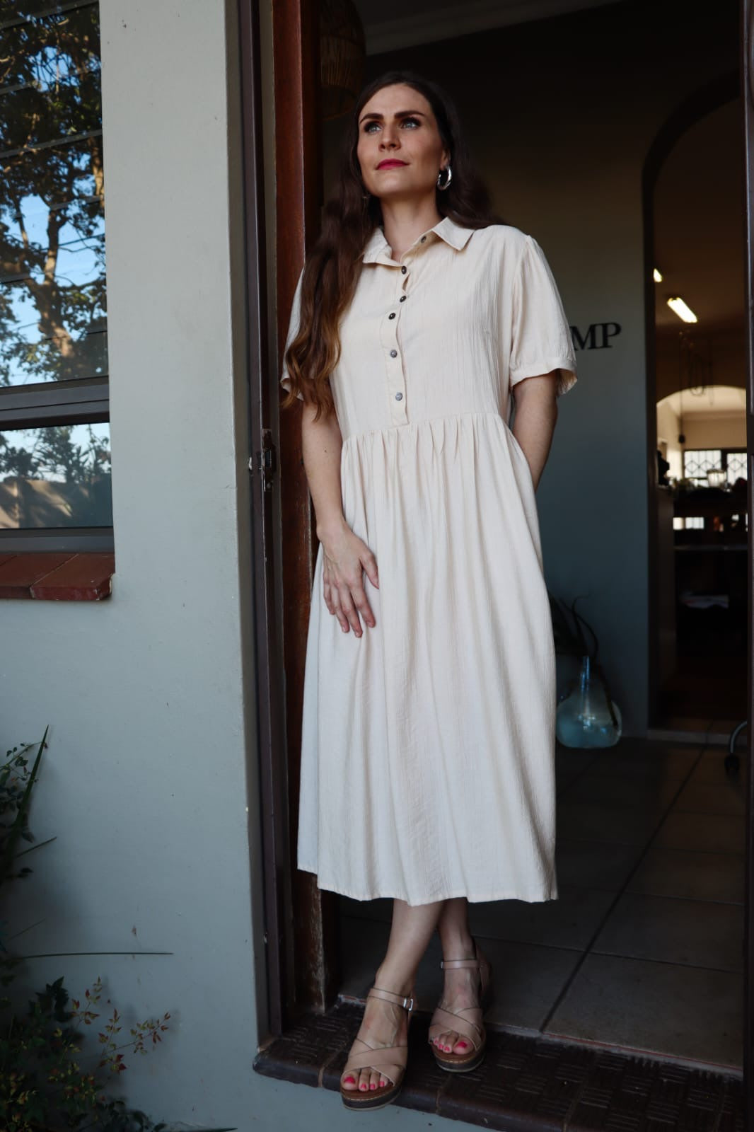 Alex Classic Cream Dress
