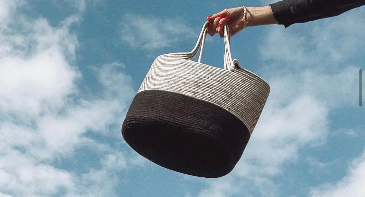 Classic Black Shopper Bag
