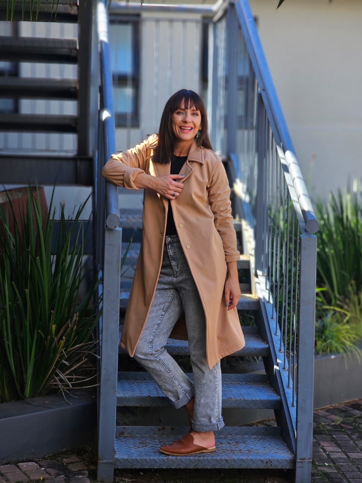 Jane Coat Soft Shell - Camel