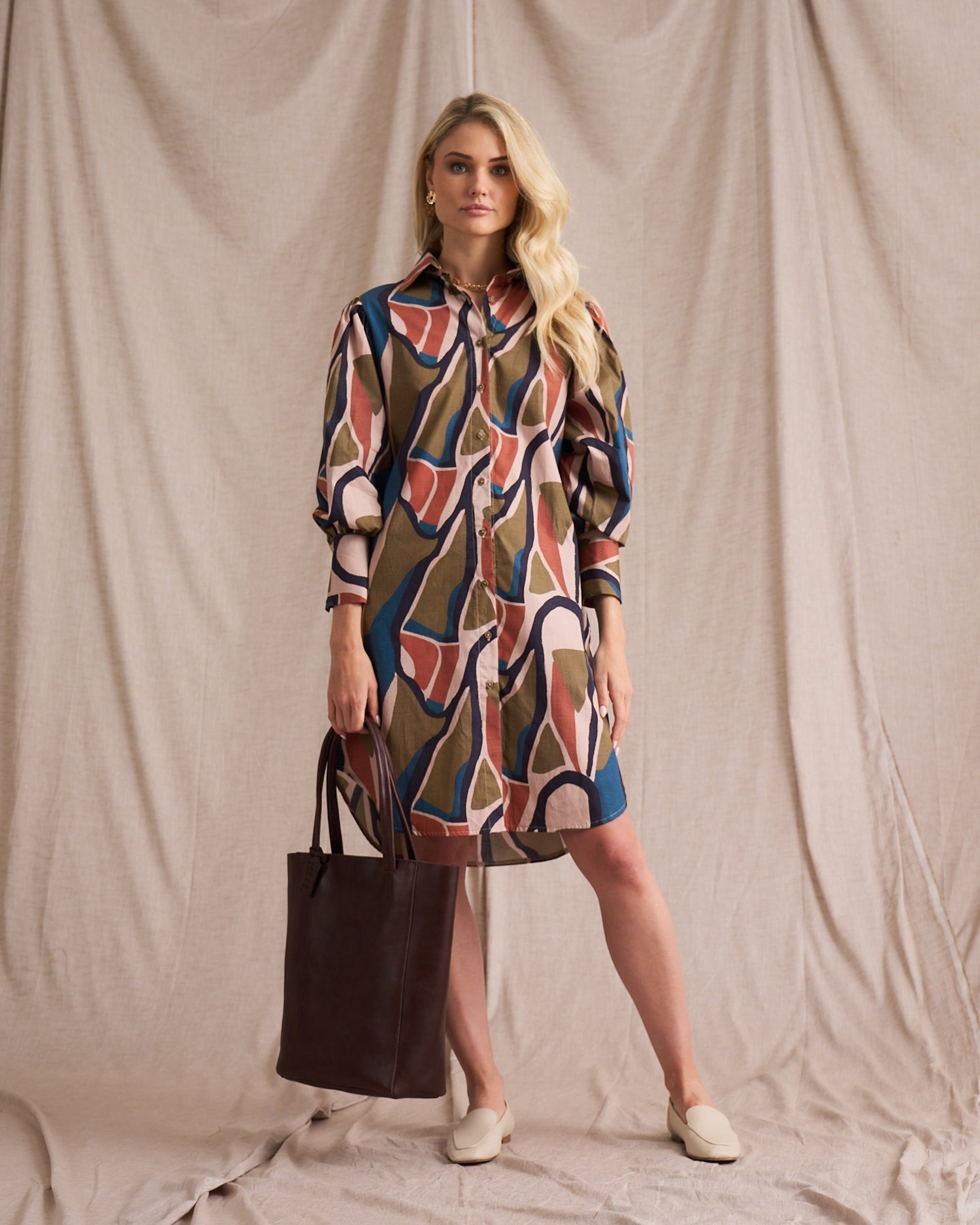 Retro Cotton Dress
