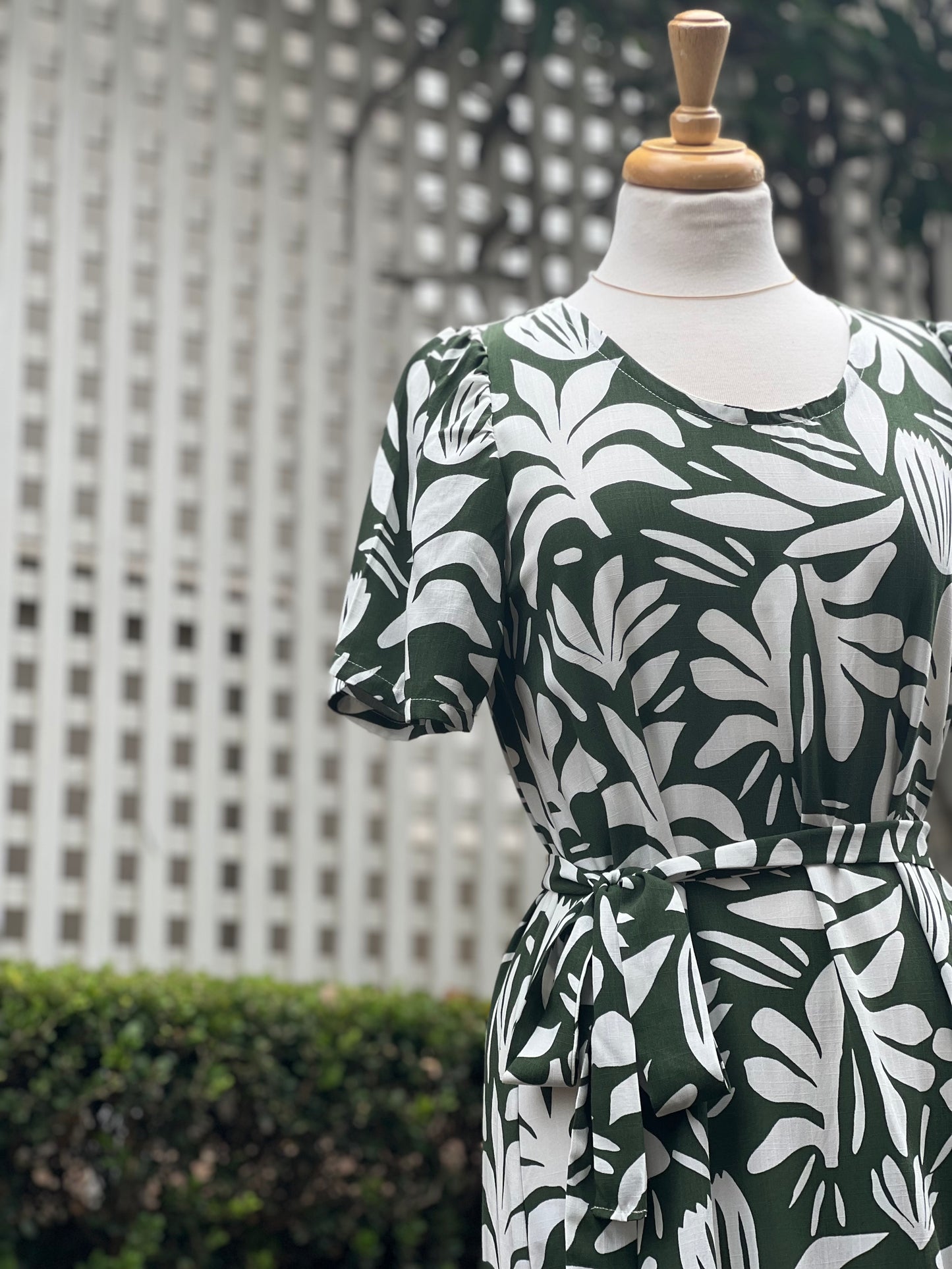 Leah Olive Maxi Dress