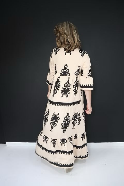 Paisley Cream Dress