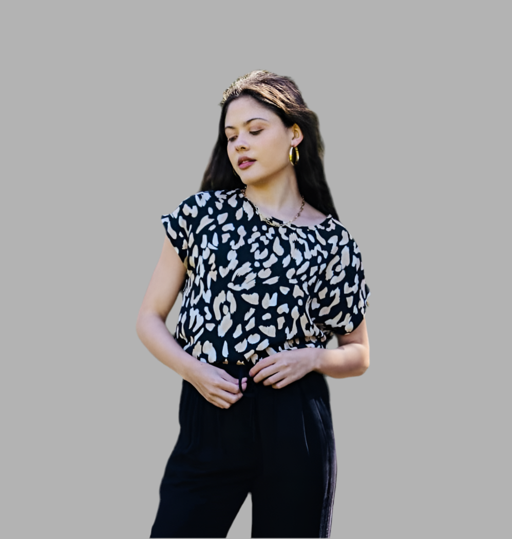 Animal Print Box Top