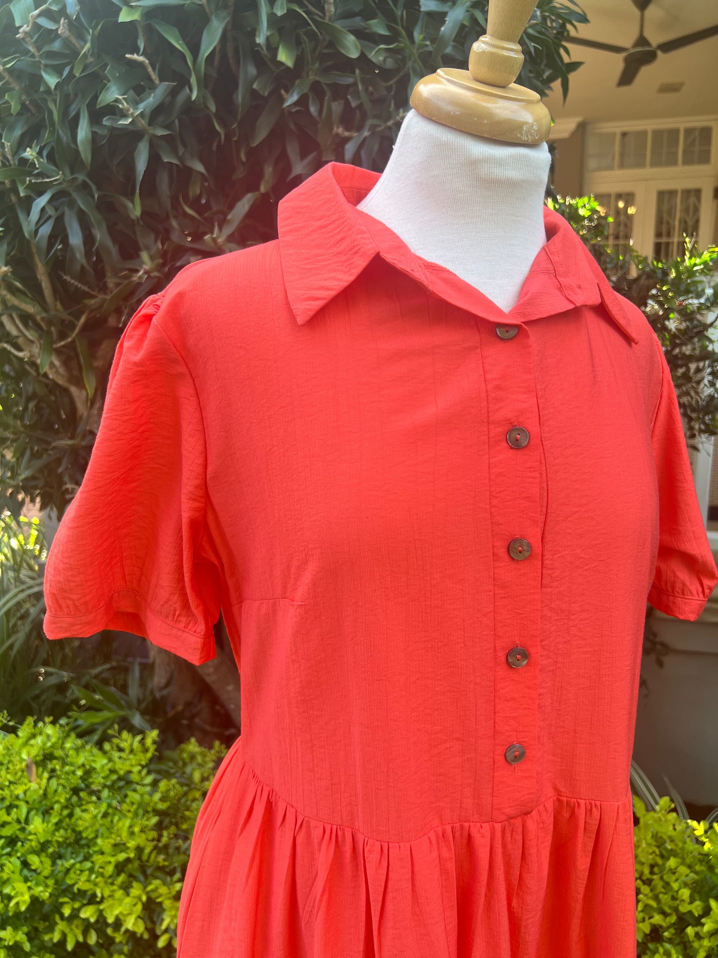 Alex Classic Tangerine Dress