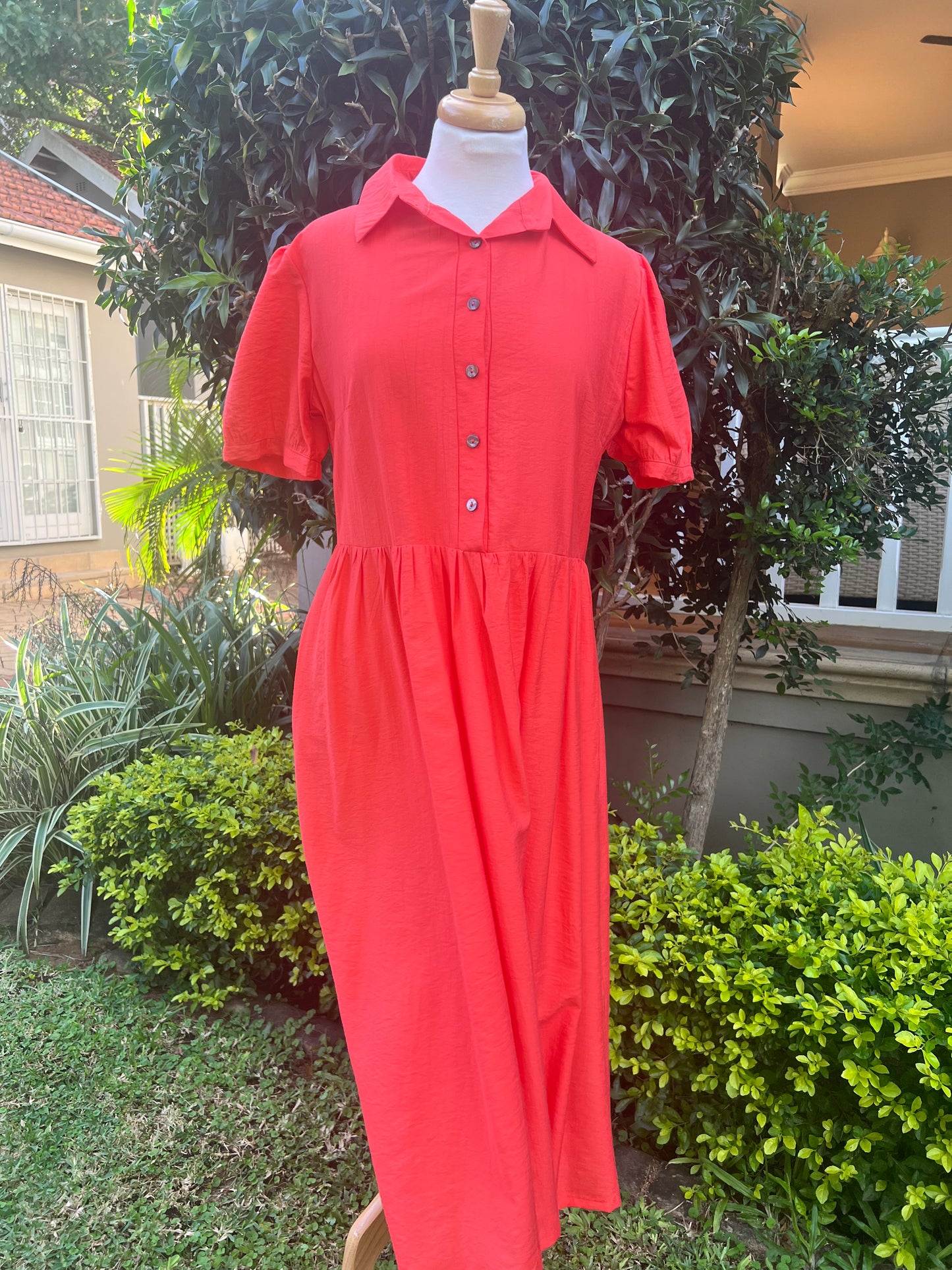 Alex Classic Tangerine Dress