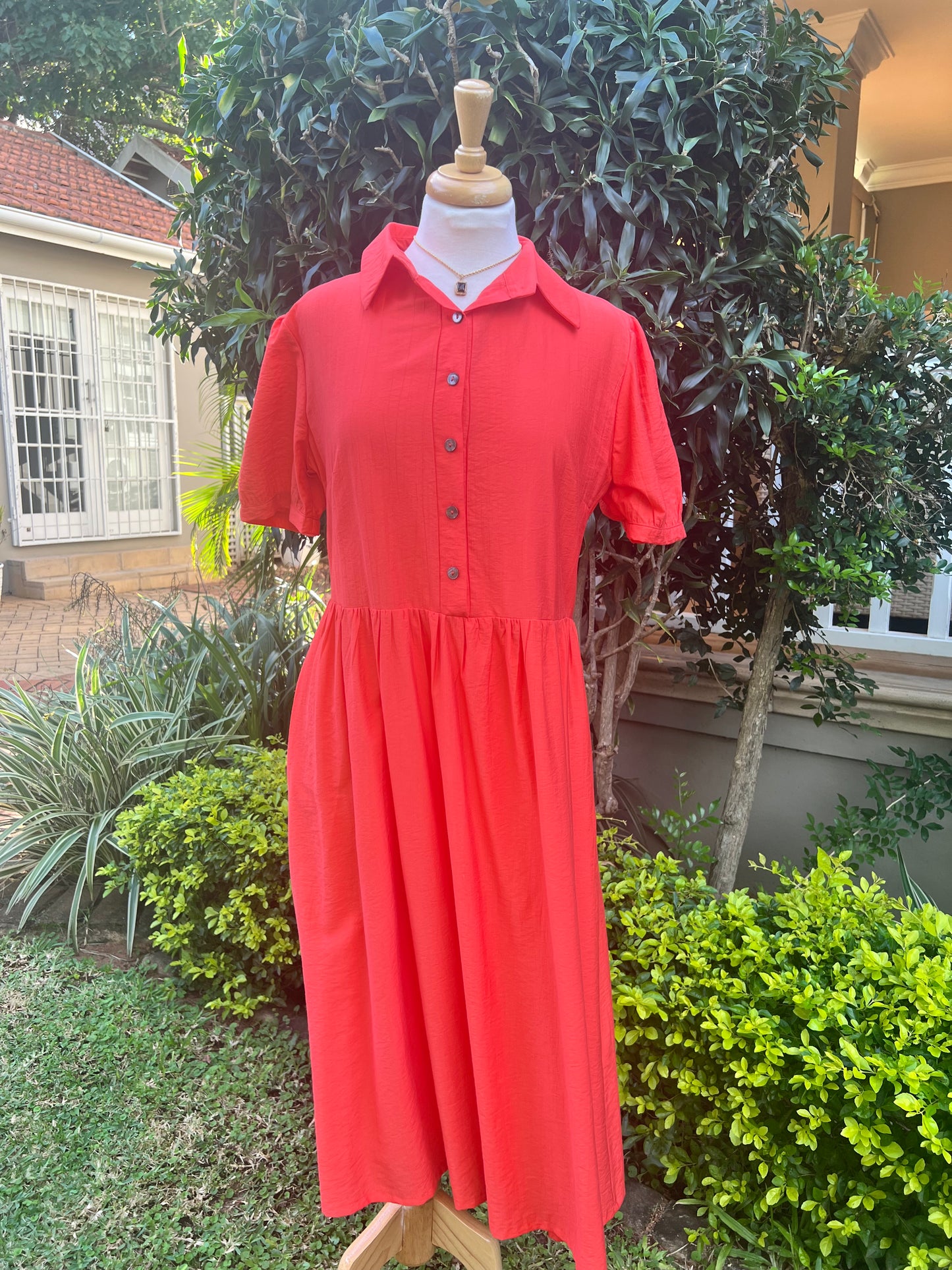 Alex Classic Tangerine Dress