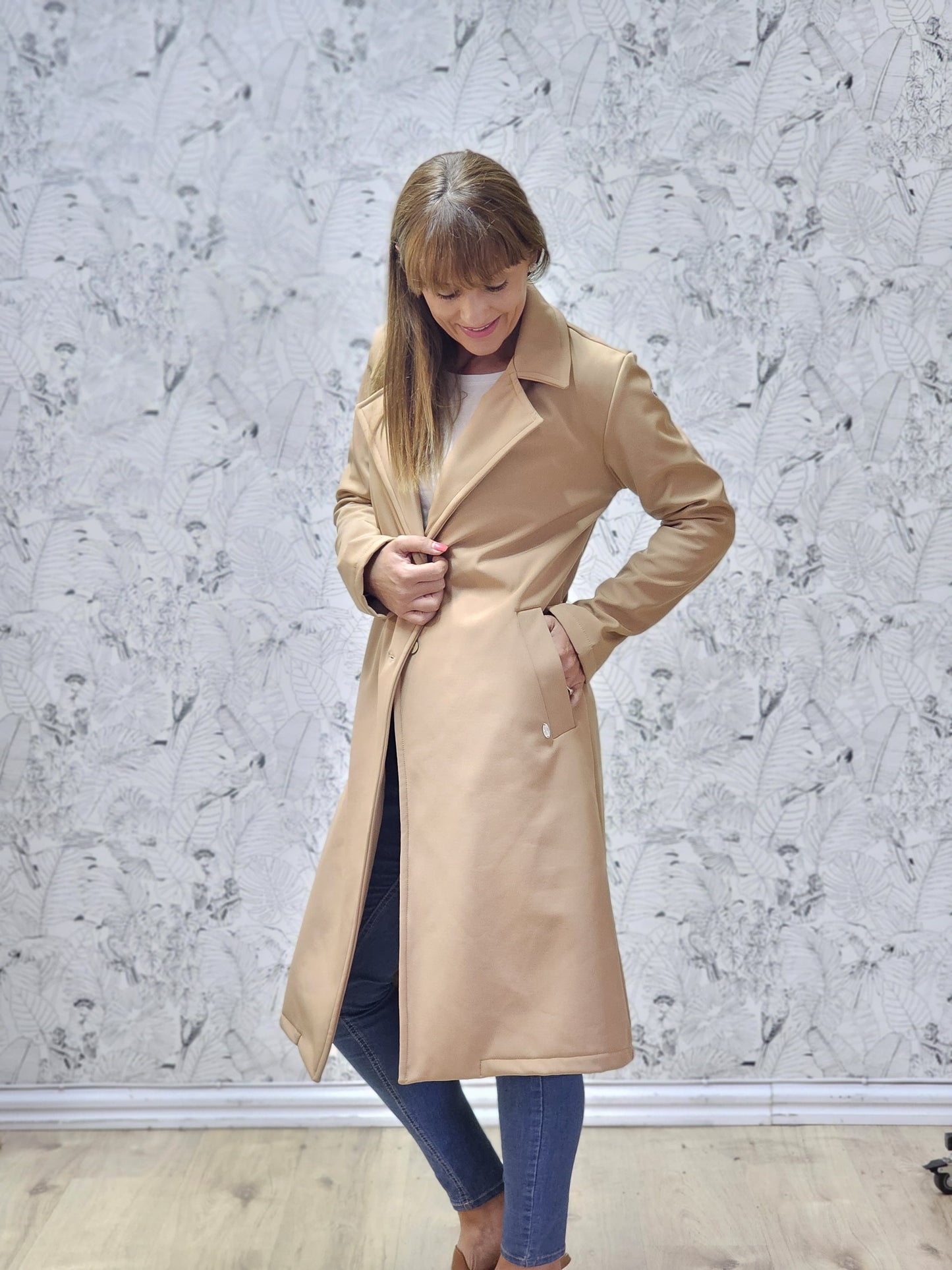 Jane Coat Soft Shell - Camel