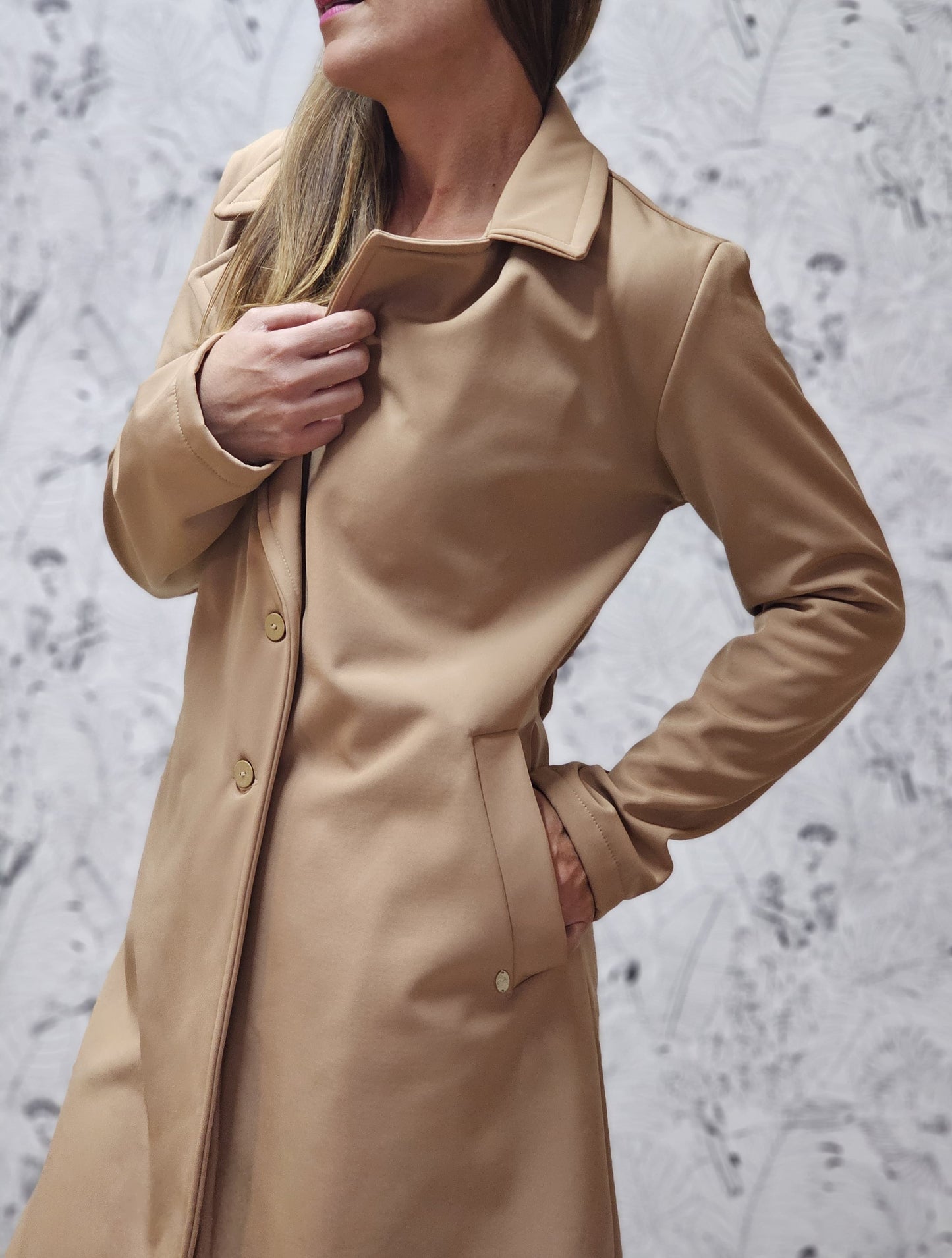 Jane Coat Soft Shell - Camel