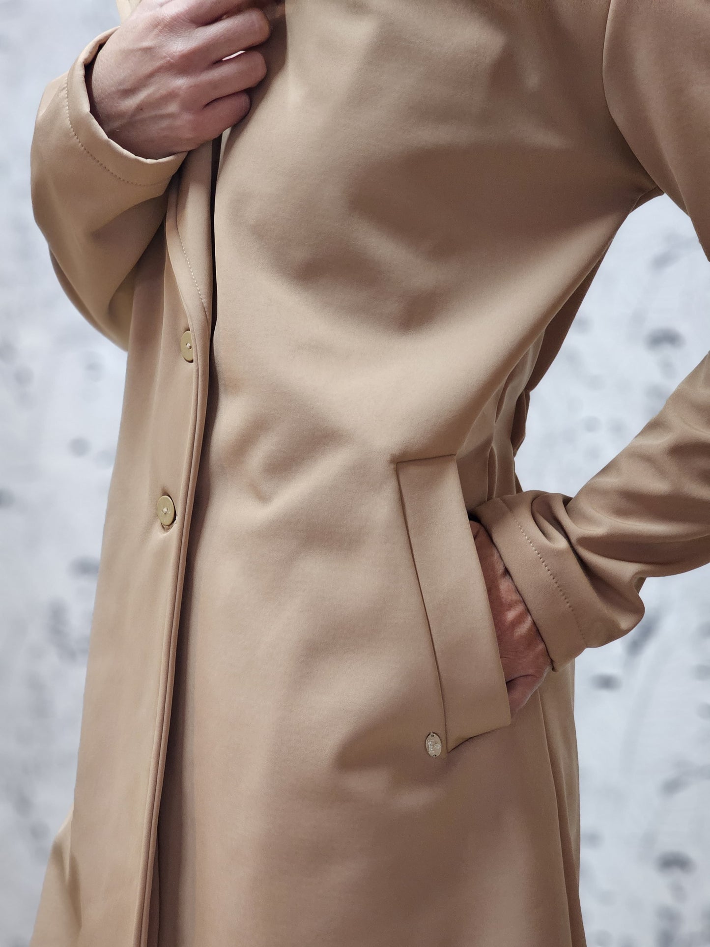 Jane Coat Soft Shell - Camel