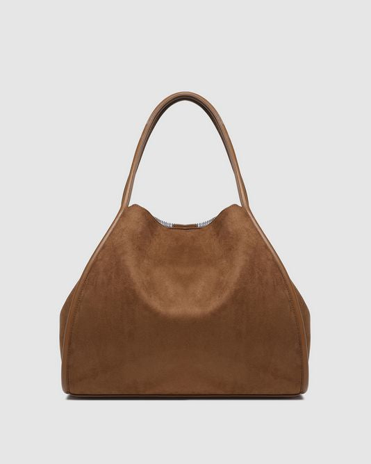 Sutton Suedette in Tan