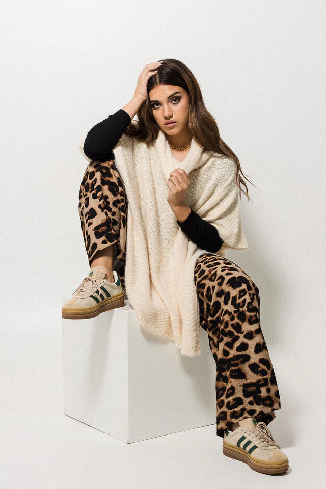 Lana Layer Poncho - Cream