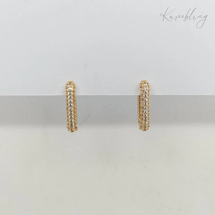 Glam Girl Hoop Earrings