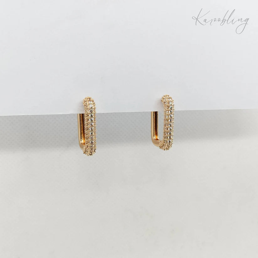 Glam Girl Hoop Earrings
