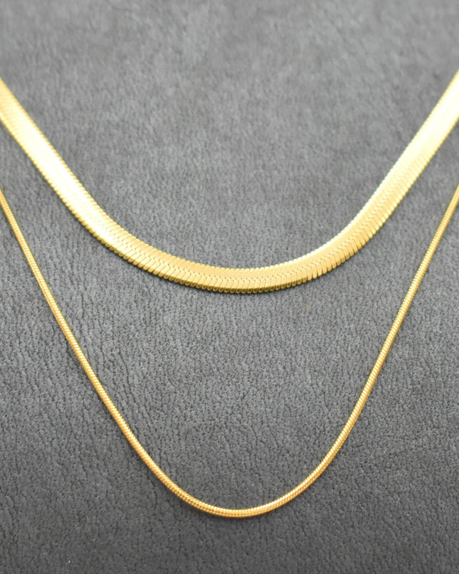 Double Snake Necklace