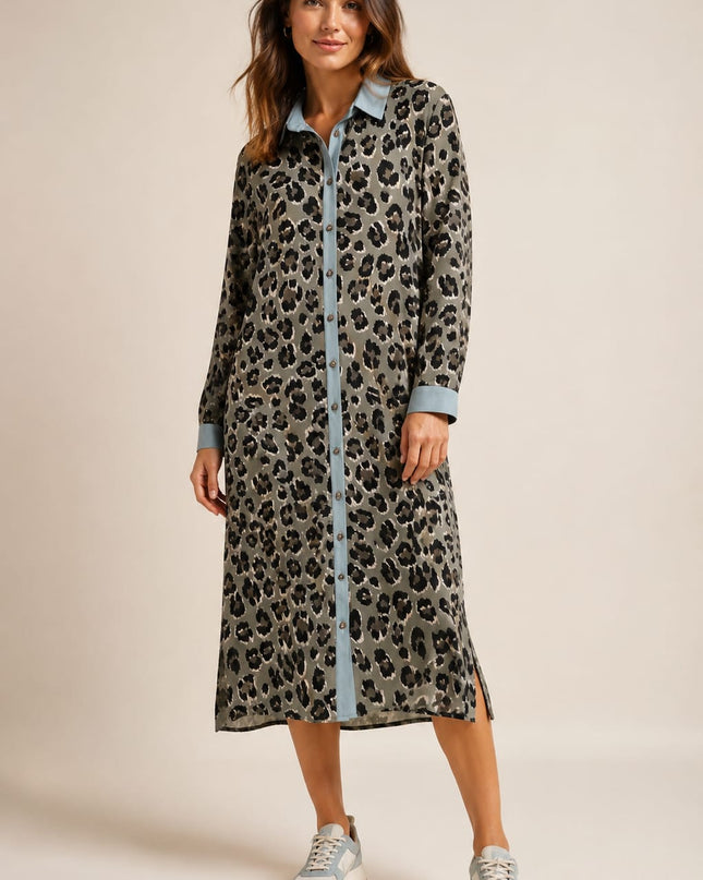 Scarlet Dress - Midi Pebble Panther