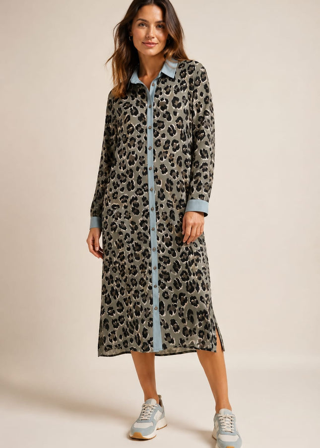 Scarlet Dress - Midi Pebble Panther