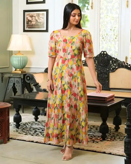 Radiant Floral Dress