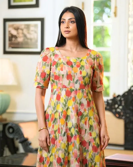 Radiant Floral Dress