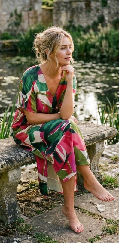 Brights Kaftan Dress