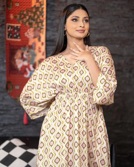 Sarah Geometric Dress