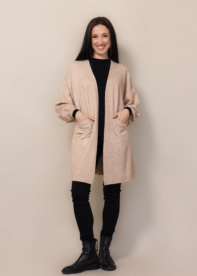 Arch Cardi Coat - Oatmeal