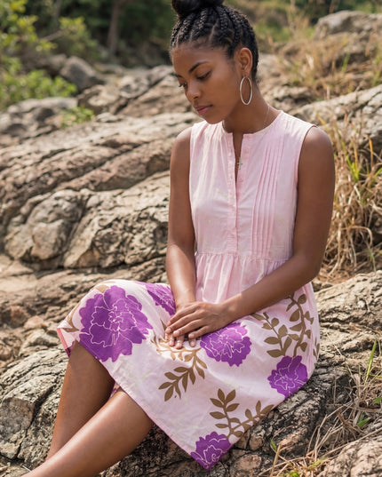 Blushed Floral Dress