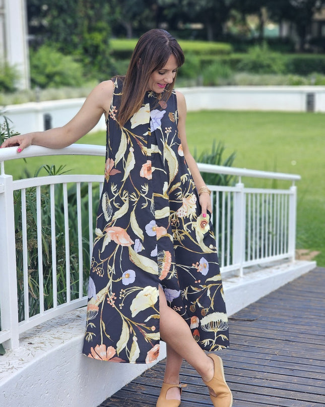 Louise Dress - Black Mystic