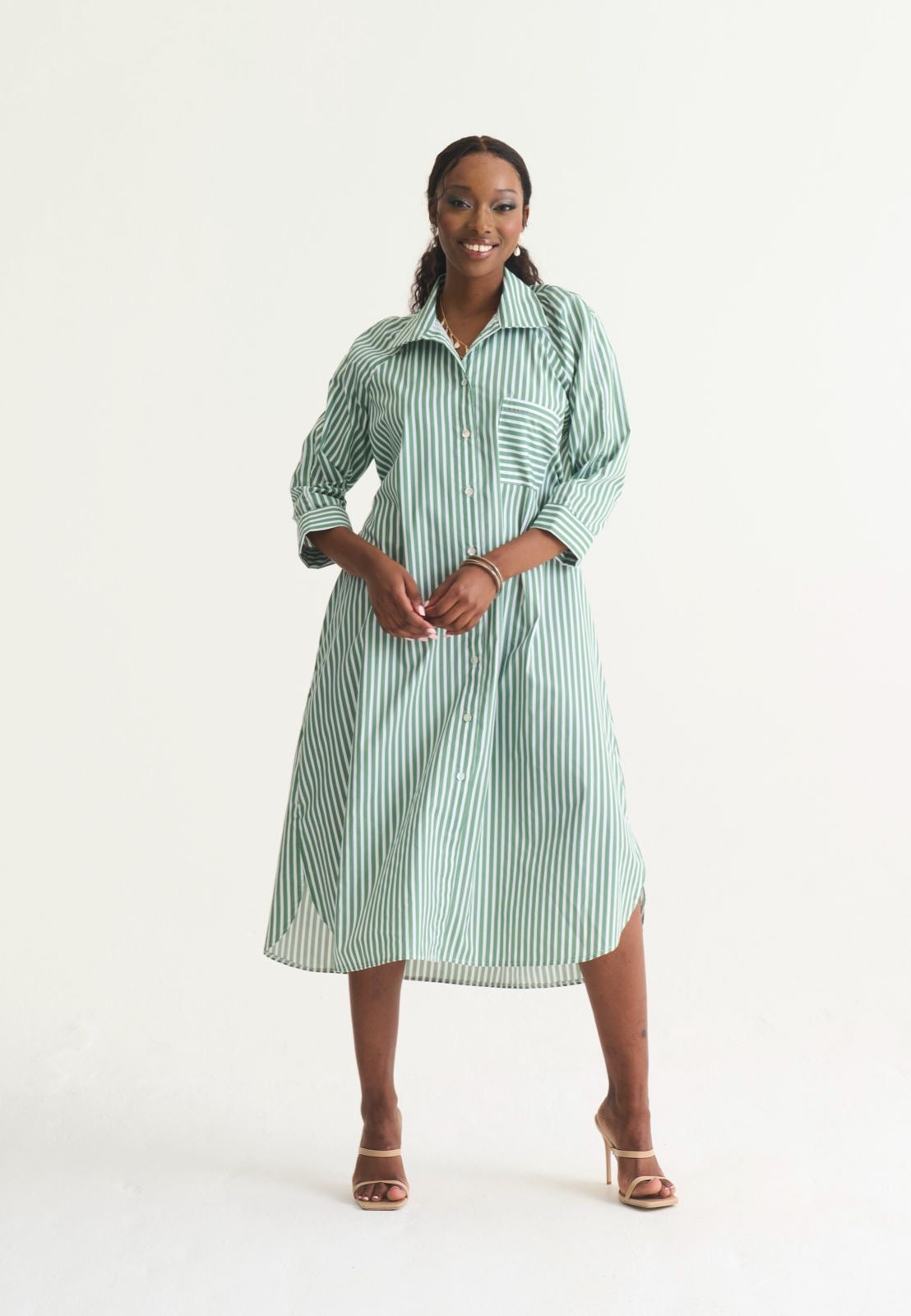 Poplin Shirt Dress