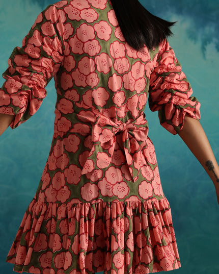 Strawberry Fields Knotted Dress