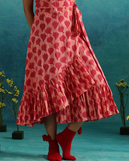 Pinky Promise Wrap Dress