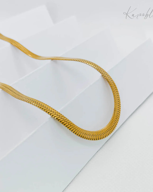 18K Gold Plated Snake Chain Necklace 3mm