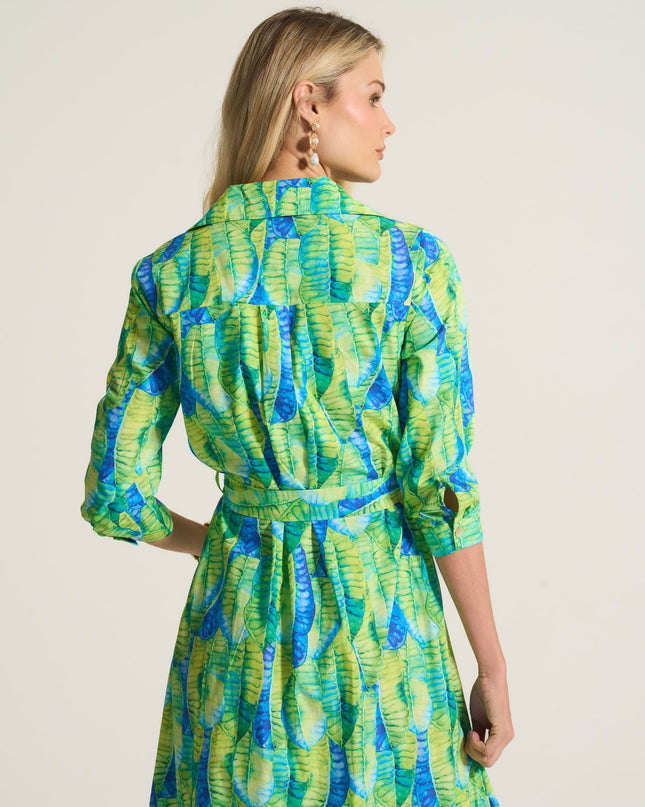 Lime Reef Cotton Dress