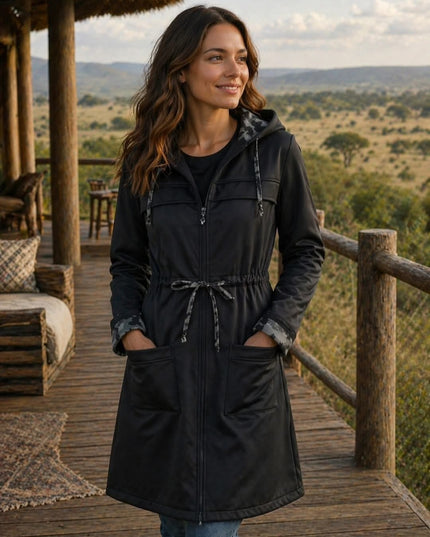 Amira Hoodie Soft Shell - Midnight