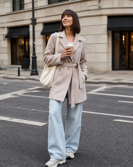 Maddison Mini Coat - Rose