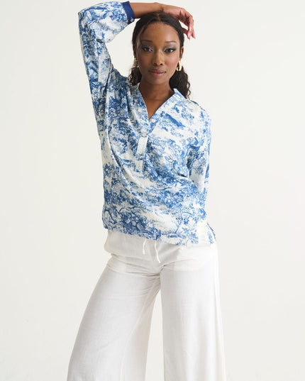 Tunic Top - French Navy