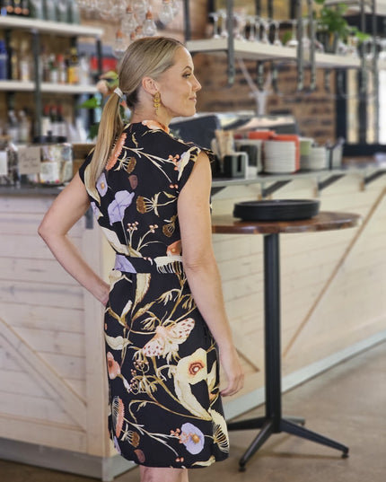 Adeline Dress - Black Mystic