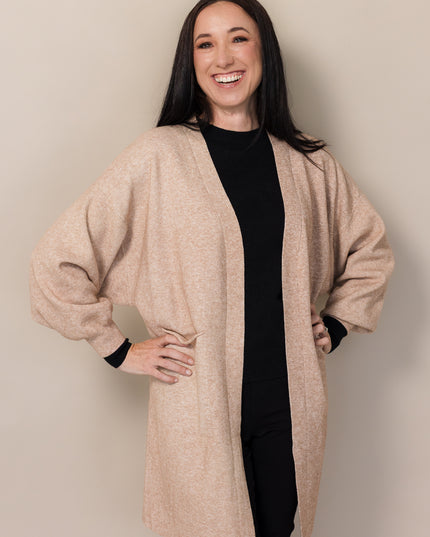 Arch Cardi Coat - Oatmeal