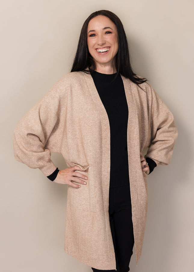 Arch Cardi Coat - Oatmeal