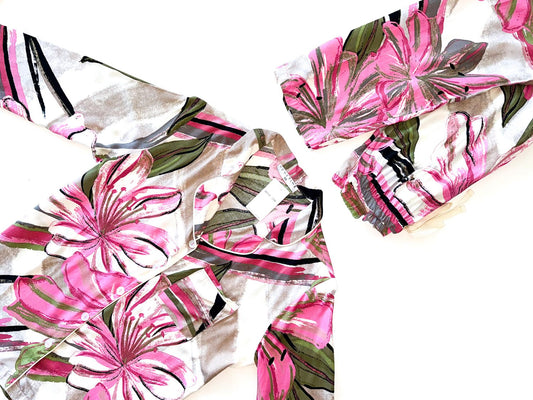Pink Floral Classic Long Sleeve Pjs