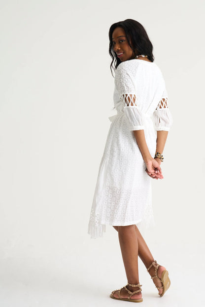 Macrame Midi Dress