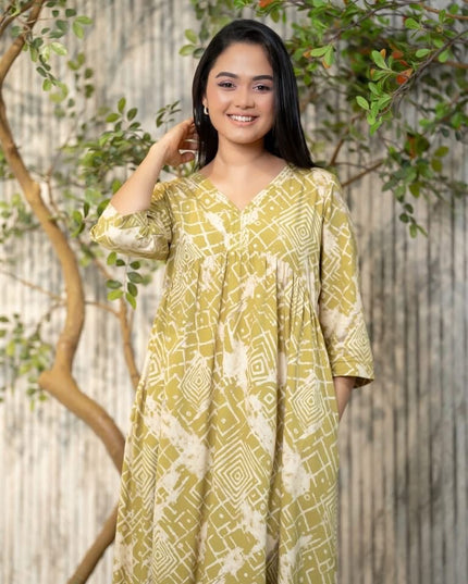 Abstract Pattern Dress