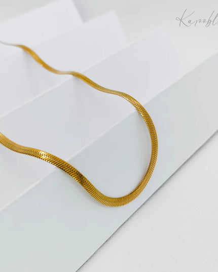 18K Gold Plated Snake Chain Necklace